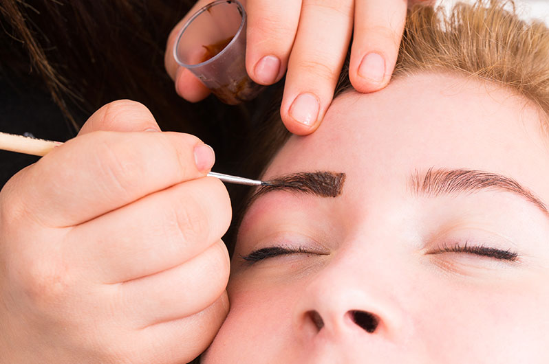 The Stage Hair Salon Eyebrow Tinting